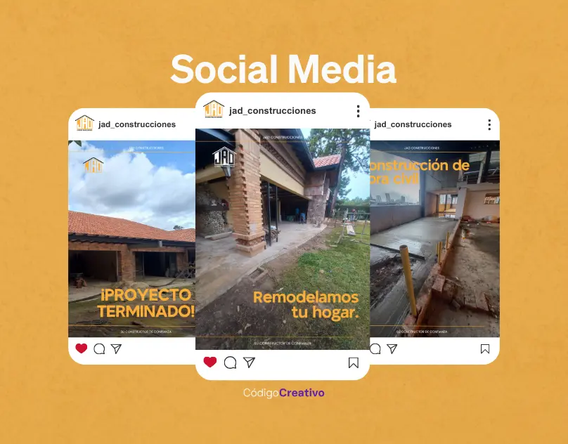 JAD Construcciones — proyecto de Código Creativo