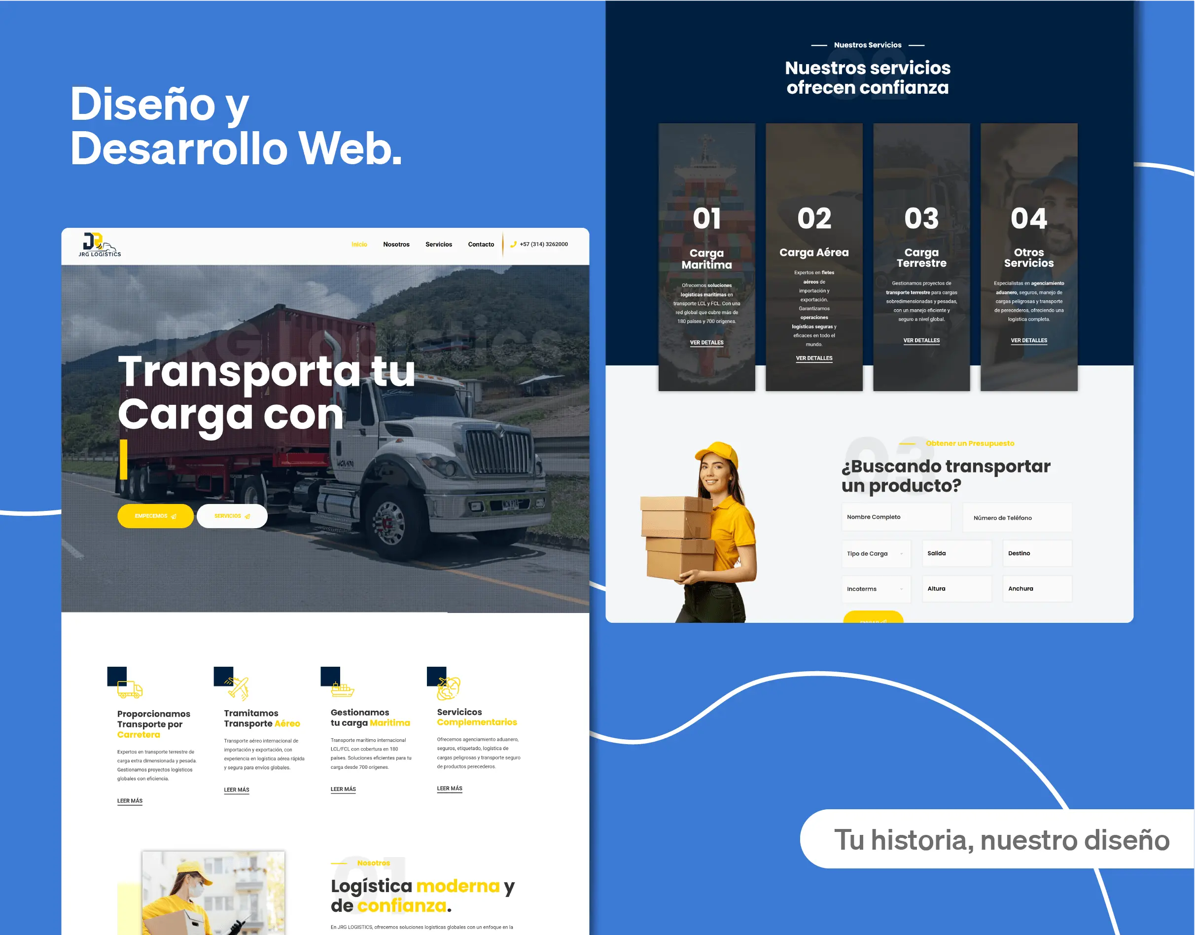 JRG Logistics — proyecto de Código Creativo